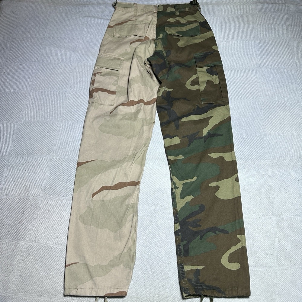 Rothco Two Tone Woodland Desert Camo Combat Military BDU Pants Size XS Regular - Picture 6 of 13